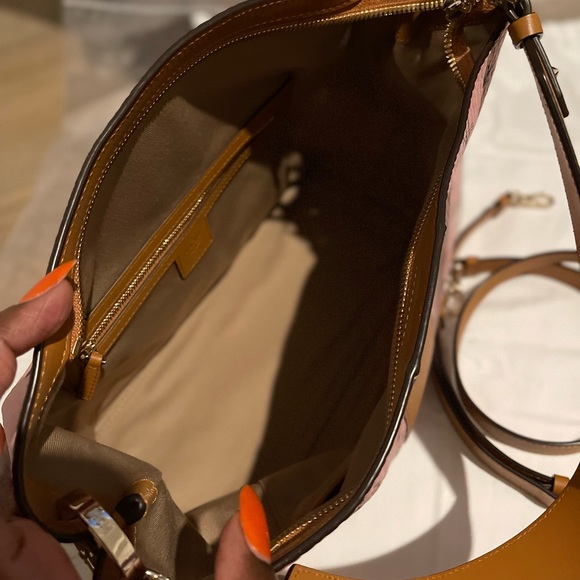 MCM Medium Visetos Hobo Carryall Tote Handbag - Picture 12 of 12